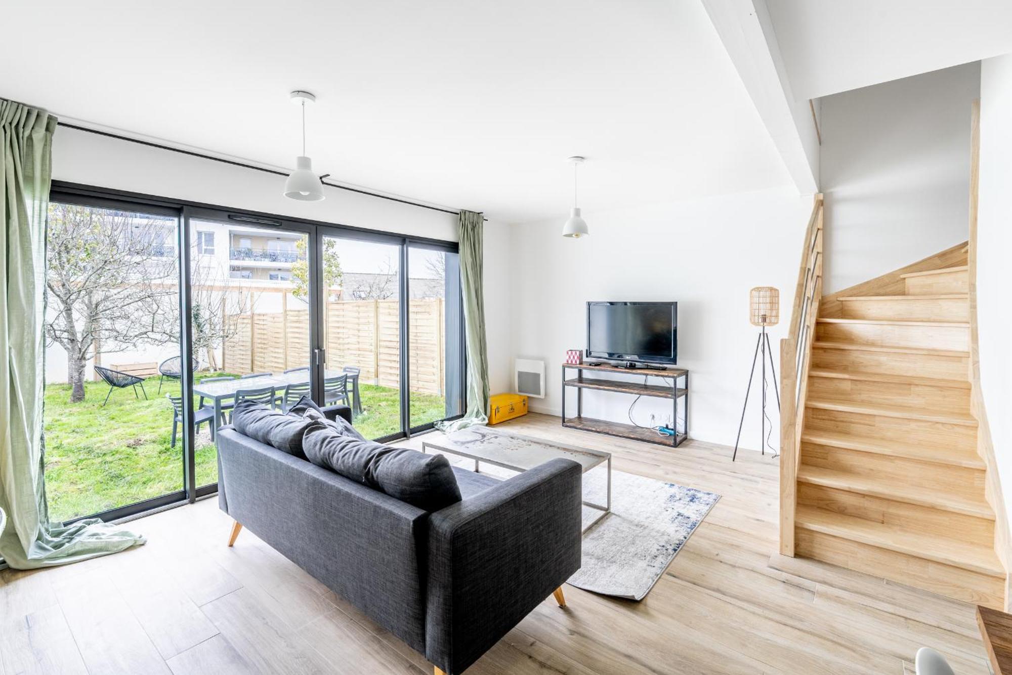 Maison Avec Jardin 15 Min Hyper Centre Nantes - Petit Beurre Orvault Exteriör bild